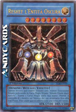 RESHEF L'ENTITA' OSCURA