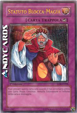 STATUTO BLOCCA-MAGIA