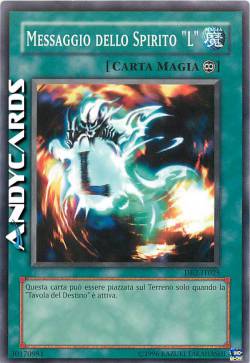 MESSAGGIO DELLO SPIRITO "L"