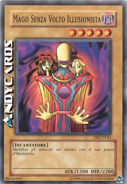 MAGO SENZA VOLTO ILLUSIONISTA