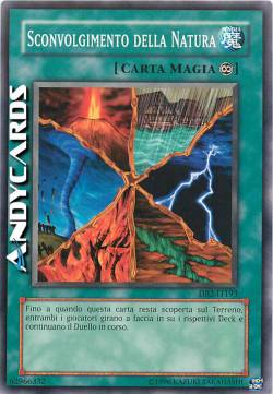 SCONVOLGIMENTO DELLA NATURA