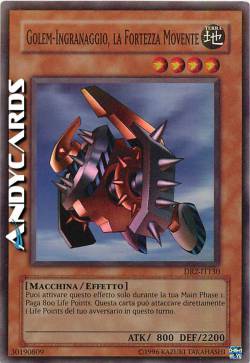 GOLEM-INGRANAGGIO, LA FORTEZZA MOVENTE