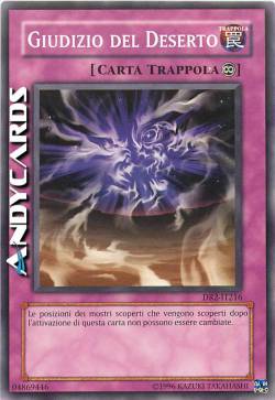 GIUDIZIO DEL DESERTO