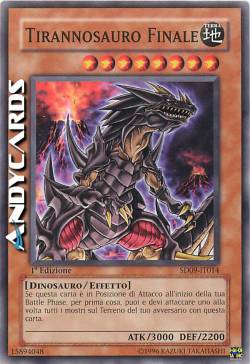 TIRANNOSAURO FINALE