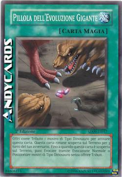 PILLOLA DELL'EVOLUZIONE GIGANTE