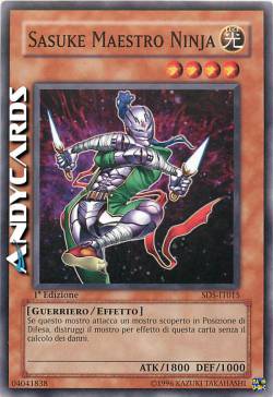 SASUKE MAESTRO NINJA
