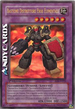 BASTIONE DISTRUTTORE EROE ELEMENTALE