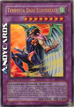 TEMPESTA EROE ELEMENTALE