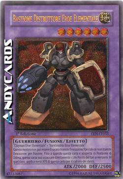 BASTIONE DISTRUTTORE EROE ELEMENTALE