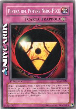 PIETRA DEL POTERE NERO-PECE