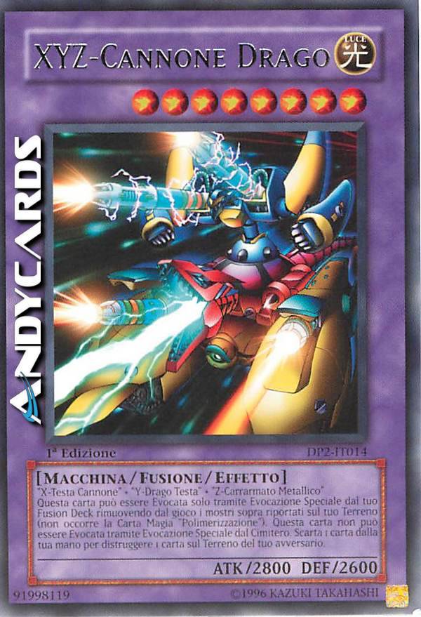 XYZ-DRAGON CANNON | AndyCards Srl