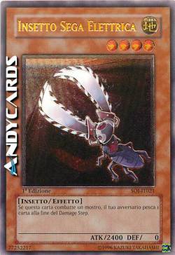 INSETTO SEGA ELETTRICA