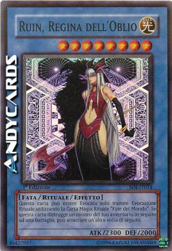 RUIN, REGINA DELL'OBLIO