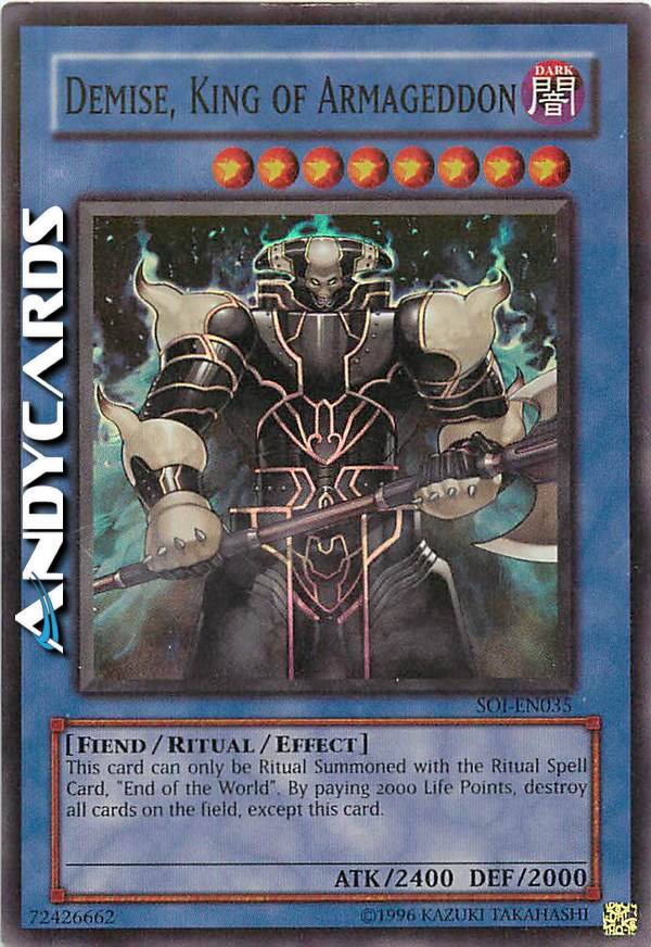 DEMISE, KING OF ARMAGEDDON | AndyCards Srl