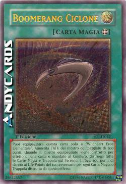 BOOMERANG CICLONE