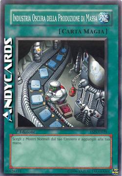 INDUSTRIA OSCURA DELLA PRODUZIONE DI MASSA