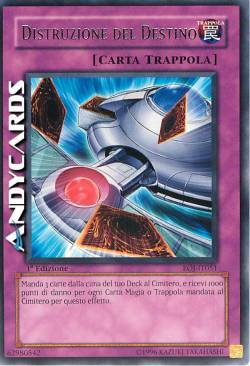 DISTRUZIONE DEL DESTINO