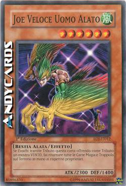 JOE VELOCE UOMO ALATO