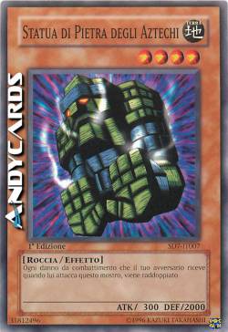 STATUA DI PIETRA DEGLI AZTECHI