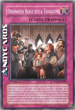 ORDINANZA REALE DELLA TASSAZIONE