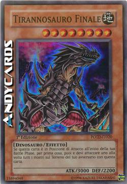 TIRANNOSAURO FINALE