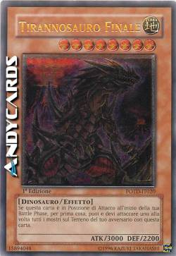 TIRANNOSAURO FINALE