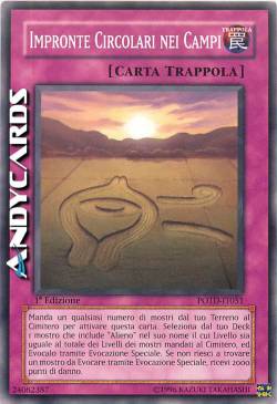 IMPRONTE CIRCOLARI NEI CAMPI