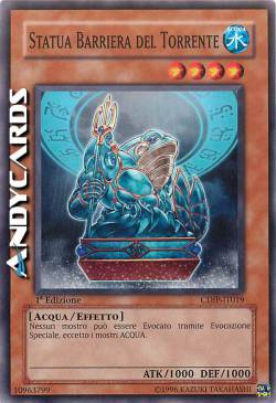 BARRIER STATUE OF THE TORRENT