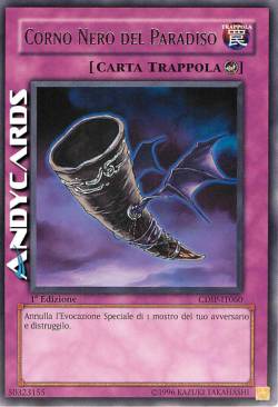 CORNO NERO DEL PARADISO