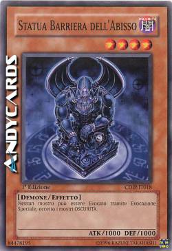 BARRIER STATUE OF THE ABYSS