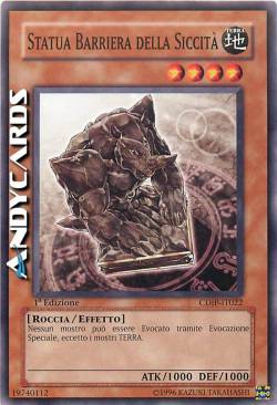 STATUA BARRIERA DELLA SICCITÀ