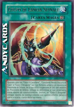 COLPO DI LANCIA SPINALE