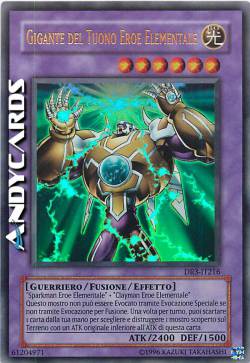 GIGANTE DEL TUONO EROE ELEMENTALE