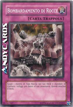 BOMBARDAMENTO DI ROCCE