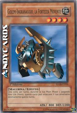 GOLEM-INGRANAGGIO, LA FORTEZZA MOVENTE