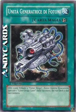 UNITA' GENERATRICE DI FOTONI