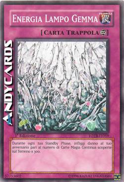 ENERGIA LAMPO GEMMA