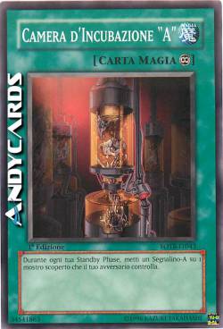 CAMERA D'INCUBAZIONE "A"