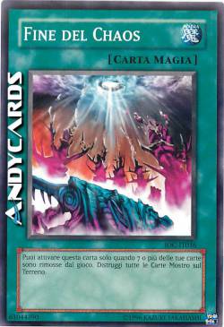 FINE DEL CHAOS
