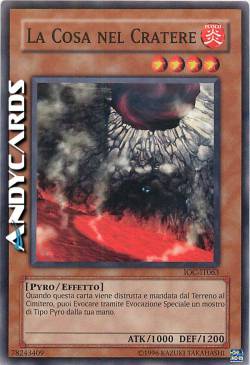 THE THING IN THE CRATER