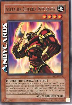 ASCIA DA GUERRA INFURIATA