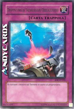 DISPOSITIVO DI SALVATAGGIO OBBLIGATORIO (EX CONGEGNO)