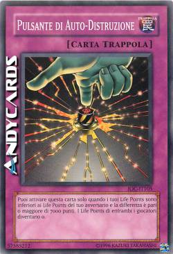 PULSANTE DI AUTO-DISTRUZIONE