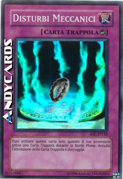 DISTURBA TRAPPOLA (EX DISTURBI MECCANICI)