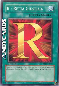 R - RETTA GIUSTIZIA