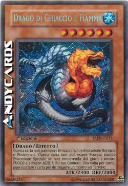 DRAGO DI GHIACCIO E FIAMMA
