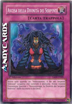 ASCESA DELLA DIVINITÀ DEI SERPENTI