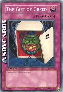 CARTA REGALO (IL DONO DELL'AVIDITÀ O CUPIDIGIA)