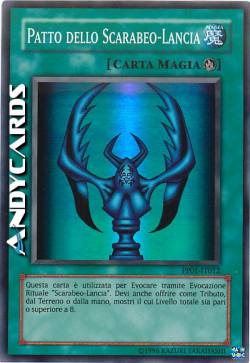 PATTO DELLO SCARABEO-LANCIA