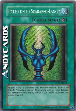 PATTO DELLO SCARABEO-LANCIA